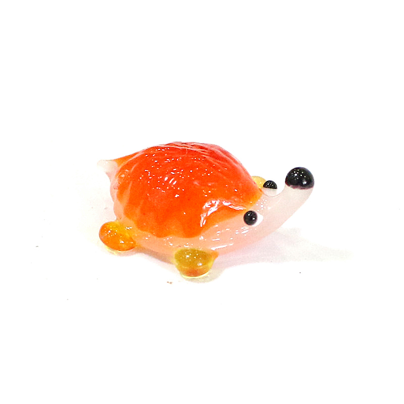 Handmade Mini Glass Hedgehog F - Japan Bonsai Garden recension och pris