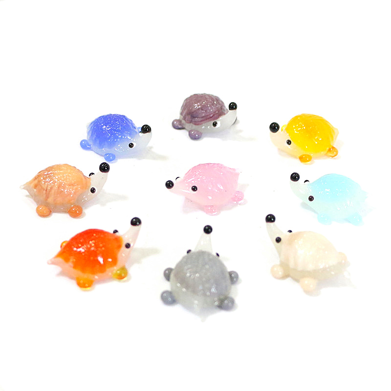 Handmade Mini Glass Hedgehog F - Japan Bonsai Garden recension och pris