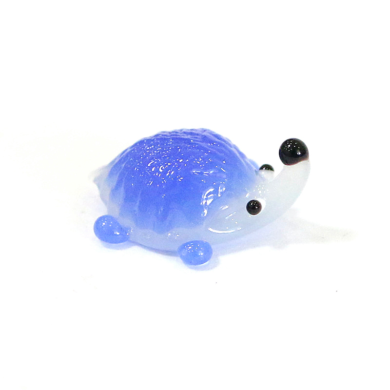 Handmade Mini Glass Hedgehog F - Japan Bonsai Garden recension och pris