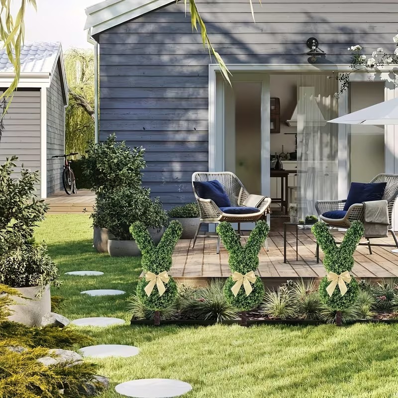 1/2PCS 19.69InEaster Rabbit Ga - Bonsai Garden Home recension och pris