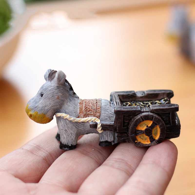 Animal Figurines Mini Donkey P - Japan Bonsai Garden recension och pris