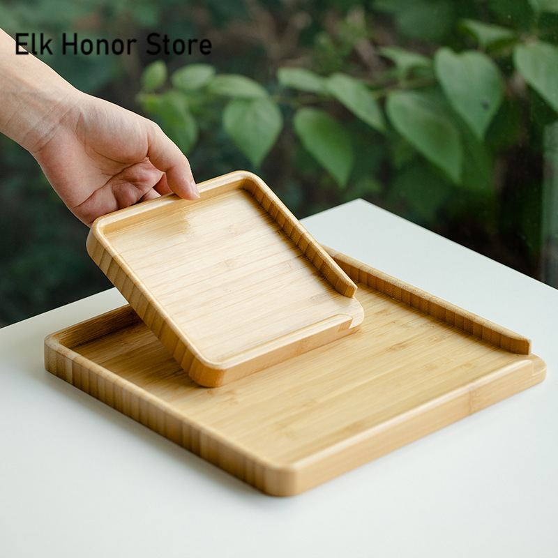 Chinese Bamboo Food Tray Puer  - Bonsai Garden Home recension och pris