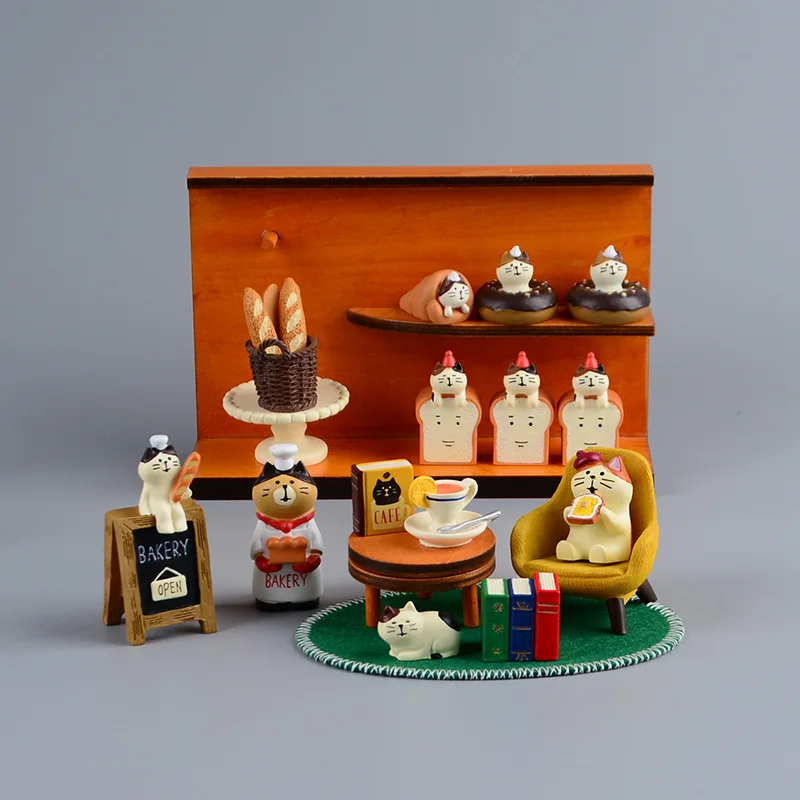 Zakka Style Cartoon Cat Bread  - Japan Bonsai Garden recension och pris