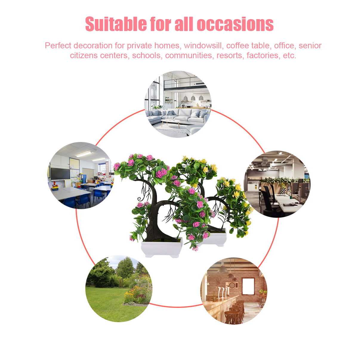 2Pcs Plastic Bonsai Simulation - Bonsai Garden Resort recension och pris