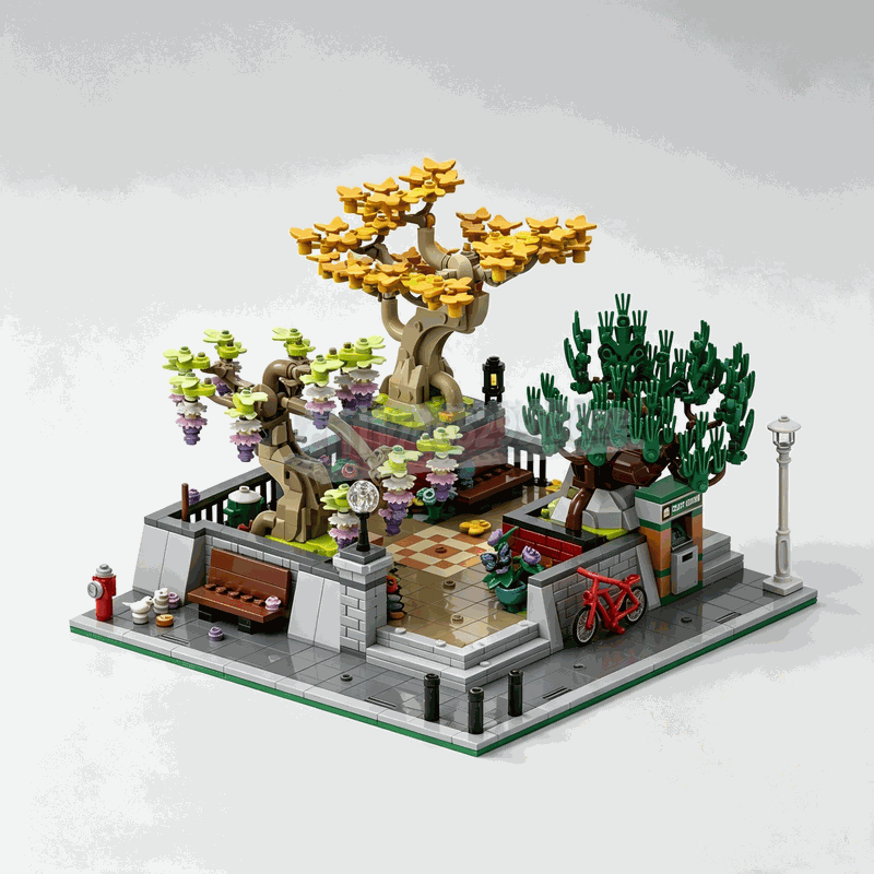 1309PCS Corner Park Bonsai Tre - Bonsai Garden Lego Set recension och pris