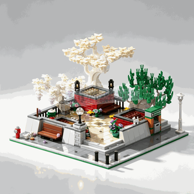 1309PCS Corner Park Bonsai Tre - Bonsai Garden Lego Set recension och pris
