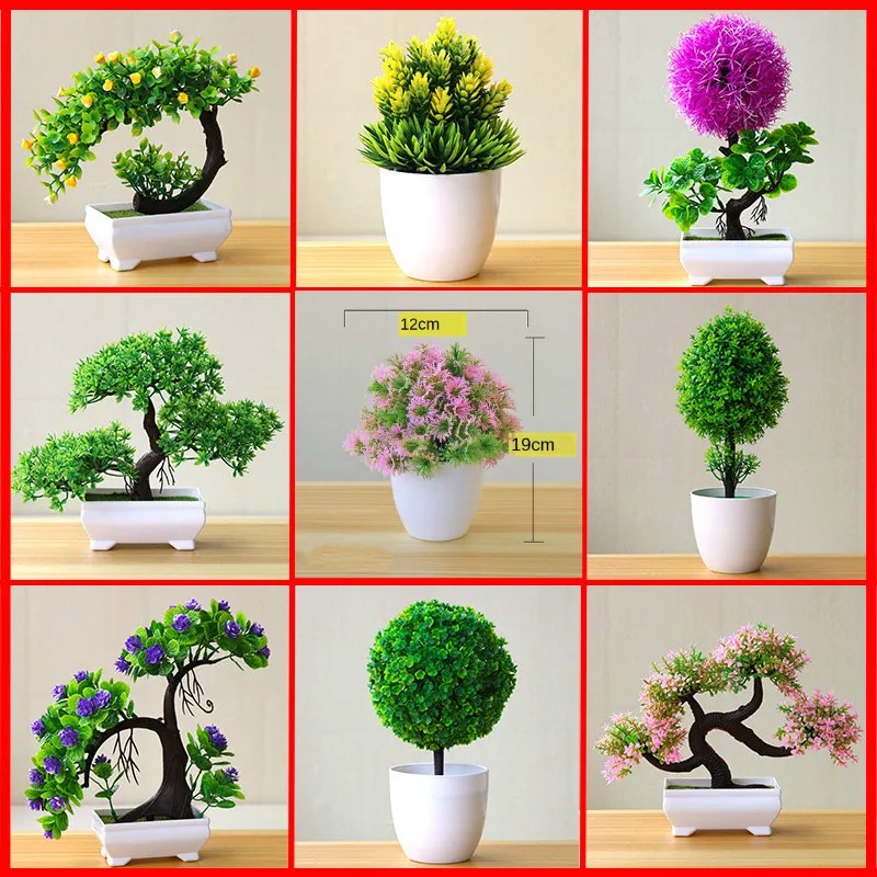 Artificial Small Tree Potted P - Bonsai Garden Home recension och pris