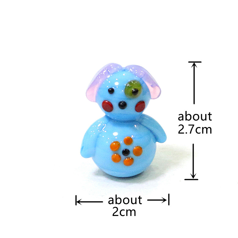 Cute Handmade Mini Glass Dog F - Japan Bonsai Garden recension och pris
