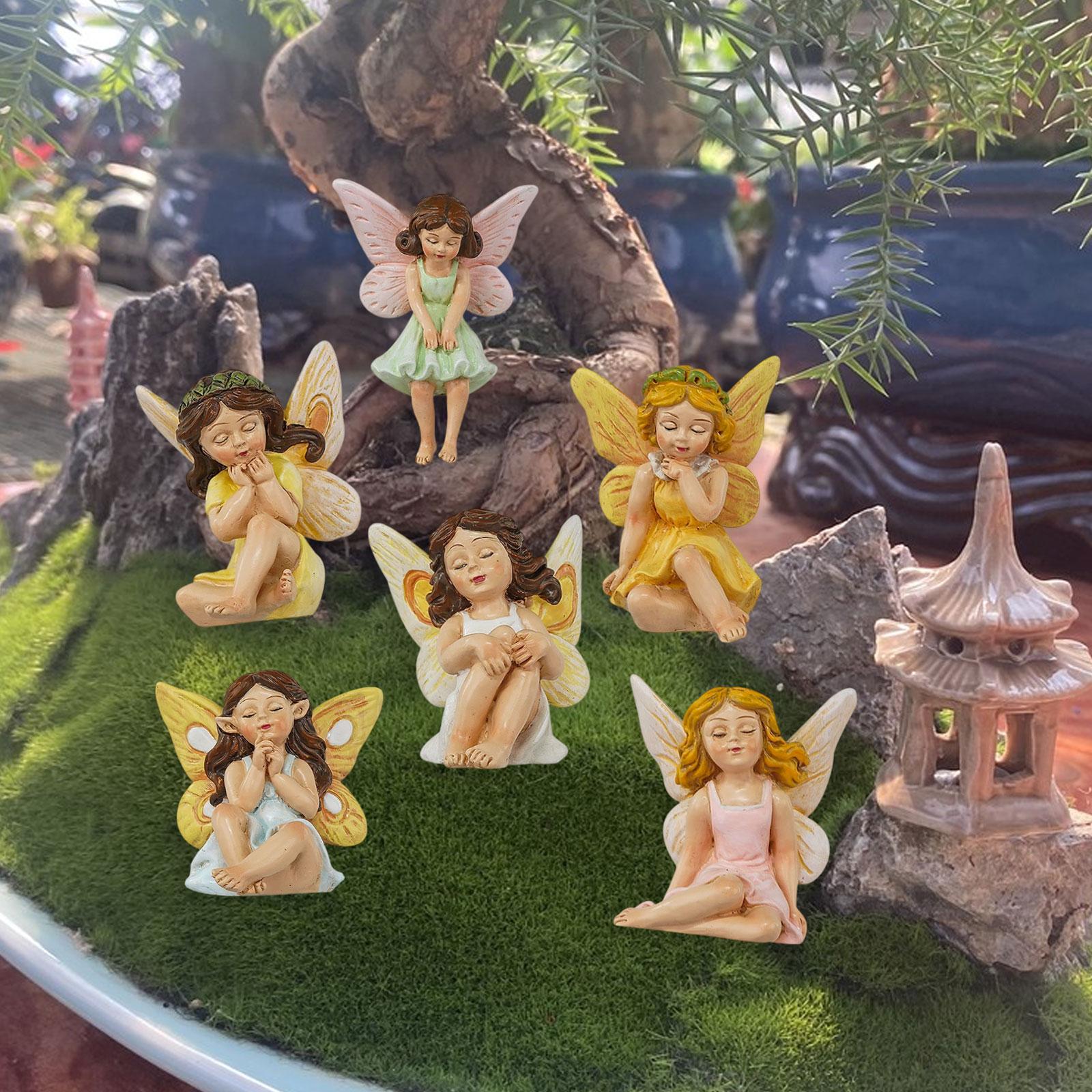 6Pcs Fairy Garden Accessories  - Bonsai Garden Backyard recension och pris