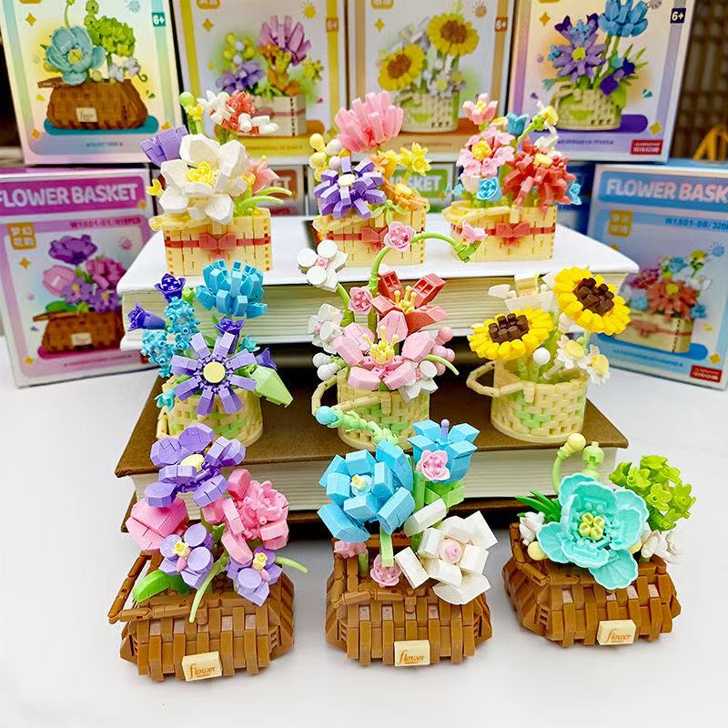 DIY Potted Rose Sunflower Plan - Bonsai Garden Lego Set recension och pris