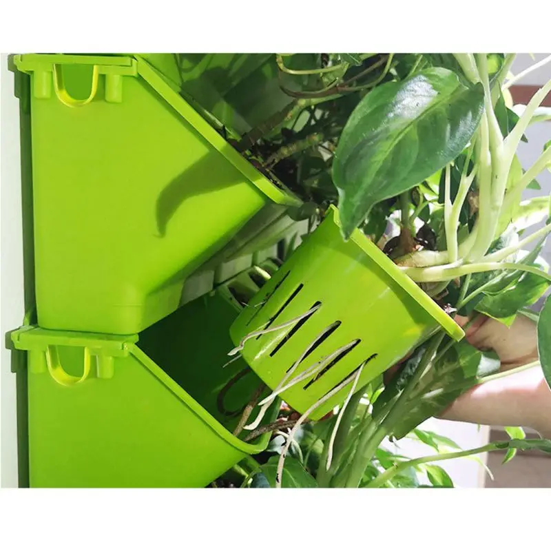 Stackable Flower Pot Wall Hang - Bonsai Vertical Garden recension och pris
