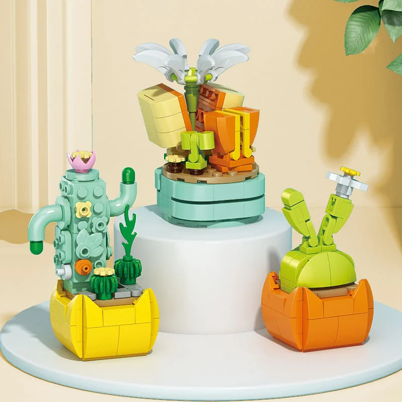 Flowers Succulents Building Bl - Bonsai Garden Lego Set recension och pris