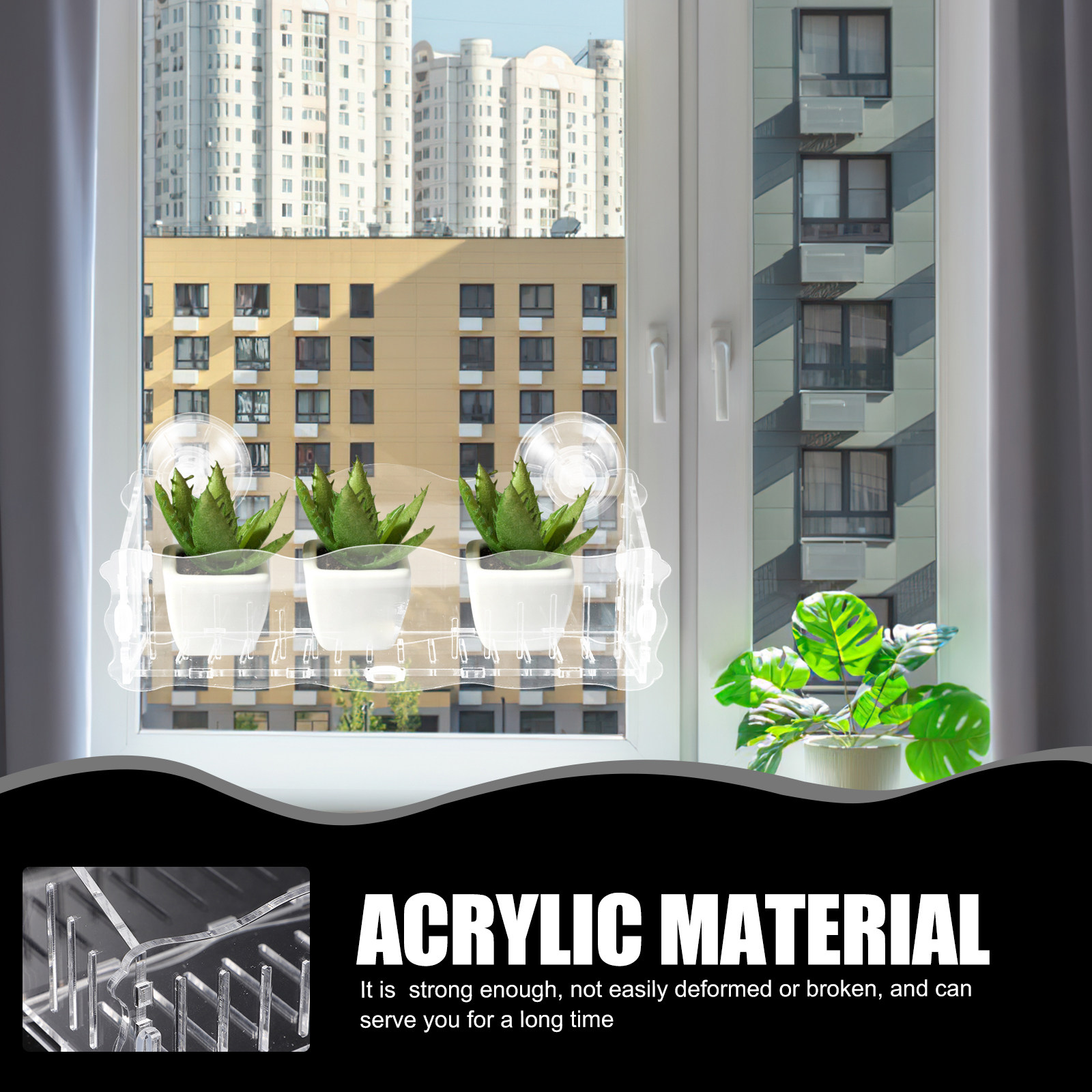 Suction Cup Window Planter Acr - Bonsai Vertical Garden recension och pris