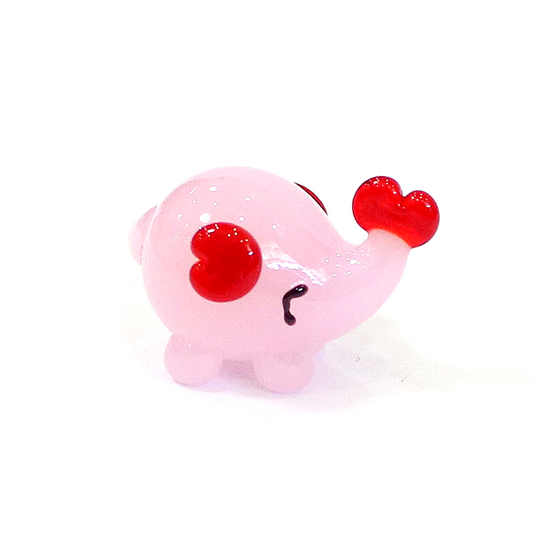 Cute Mini Glass Elephant Figur - Japan Bonsai Garden recension och pris