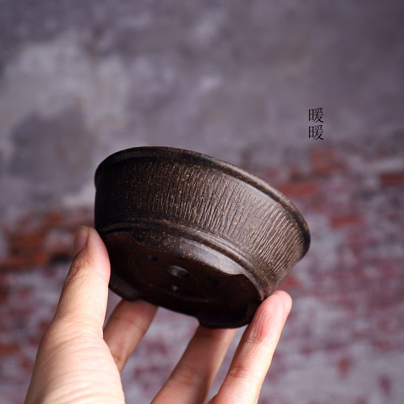 Ceramic Circle Bowl Bonsai Pot - Bonsai Vertical Garden recension och pris